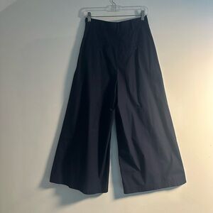 Weekend Max Mara Wide-Leg Navy Trousers